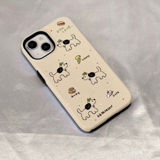 เคสป้องกันโทรศัพท์มือถือ ลายการ์ตูนน่ารัก กันกระแทก สําหรับ iPhone 14promax 12 11 Two-In-One 13