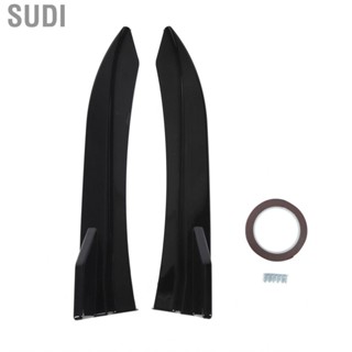 Sudi 2Pcs Car Rear Bumper Splitter Glossy Black Side Spoiler Protector Replacement for BMW 3 Series F30 F31 M Sport Accessories