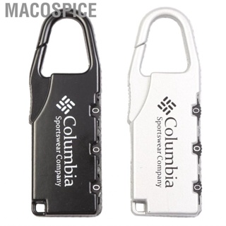 Macospice Padlock 3 Digit Combination Pad Lock Zinc Alloy Tool for Suitcase Drawer Toolbox