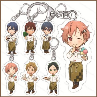 Mg Tsurune: Kazemai โรงเรียนมัธยม ญี่ปุ่น ยิงธนู คลับ พวงกุญแจ อะนิเมะ อะคริลิค น่ารัก การ์ตูน กระเป๋า จี้ พวงกุญแจ