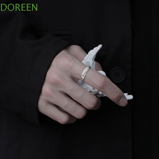 Doreen แหวนนิ้วชี้ เรียบง่าย สไตล์จีน เรียบง่าย ของขวัญวันเกิด สําหรับผู้ชาย