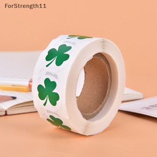 Fo สติกเกอร์ฉลาก Shamrock Clover 1 นิ้ว สําหรับติดตกแต่ง 500 ชิ้น