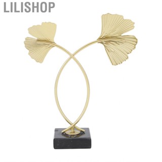 Lilishop Ginkgo Leaf Metal Sculpture Light Luxury Nordic