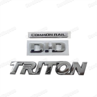 สติกเกอร์ตราสัญลักษณ์ ABS COMMON RAIL DID TRITON 1 ชิ้น สําหรับตกแต่งรถยนต์ Mitsubishi DID COMMON RAIL TRITON