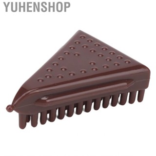 Yuhenshop Meridian  Brush Brown Long Service Life Strong Resilience Silicone Dredge Collaterals for Home Women