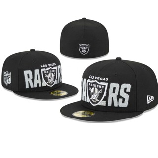 ใหม่ Era NFL Oakland Raiders หมวกเบสบอล หมวกปีกแบน ปรับขนาดได้ 59 ระดับ สําหรับผู้ชาย