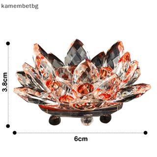 Kamembetbg ฟิกเกอร์ดอกบัวแก้ว คริสตัล 60 มม. สําหรับตกแต่งบ้าน งานแต่งงาน ปาร์ตี้ ของที่ระลึก