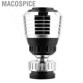 Macospice Faucet Aerator Sprinkler Water Bubbler 360° Rotate Kitchen Tap Sprayer Filter Nozzle Splashing Proof