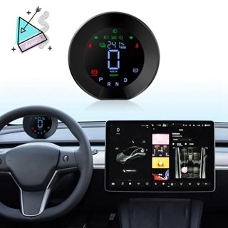 อะไหล่พวงมาลัยรถยนต์ HUD Head Up Display HD LCD OBD สําหรับ Tesla Model 3 Model Y