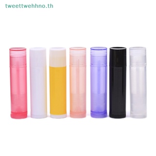 Tweettwehhno หลอดเปล่า สําหรับใส่ลิปบาล์ม เครื่องสําอาง 5 กรัม 7 สี 10 ชิ้น TH