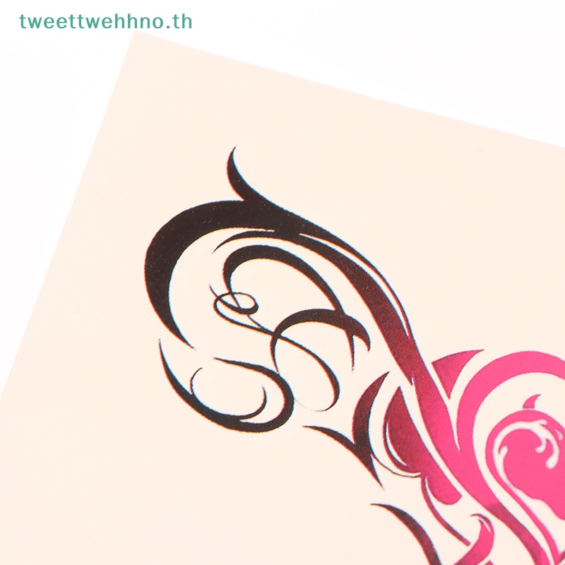 Tweettwehno 1 ชิ้น Tattoo Sex กันน้ําชั่วคราว Tattoos Womb สักปลอมสติกเกอร์ TH - รูปที่ 3