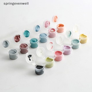 [springevenwell] ใหม่ ผงสีเคลือบ 6 สี