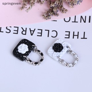 [springeven] ใหม่ พร้อมส่ง กระเป๋าถือแฟชั่น ขนาดเล็ก สําหรับตกแต่งบ้านตุ๊กตา