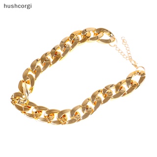 [hushcorgi] สร้อยคอโซ่ สีทอง ปรับได้ อุปกรณ์เสริม สําหรับสัตว์เลี้ยง สุนัข แมว 1 ชิ้น