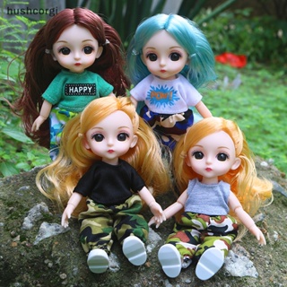 [hushcorgi] Bjd 16 ซม. เสื้อผ้าลําลอง แฟชั่นเจ้าหญิง เสื้อผ้า ชุดอุปกรณ์เสริม ใหม่ พร้อมส่ง