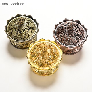 [newhopetree] ใหม่ พร้อมส่ง กระถางธูป รูปดอกบัว สีบรอนซ์