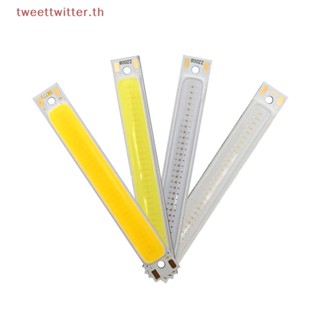 Tweet แถบไฟ LED COB 3V-4V DC 60 มม. 8 มม. 1W 3W สีขาว ฟ้า แดง สําหรับจักรยาน DIY TH