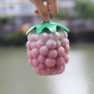 Peaceshells ขวดน้ําดื่ม แบบใส ลายการ์ตูนองุ่น ขนาด 500 มล. แบบพกพา เหมาะกับฤดูร้อน สําหรับเด็ก