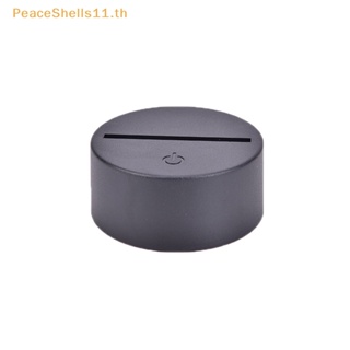 Peaceshells ฐานโคมไฟกลางคืน LED 3D 7 สี สายเคเบิล USB