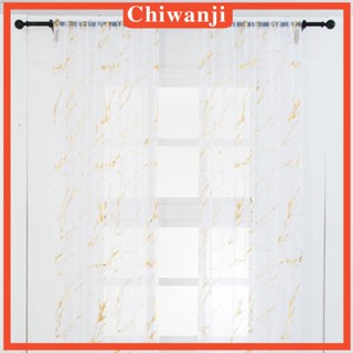 [Chiwanji] ผ้าม่านโปร่งใส 100x200 ซม. สีขาว สําหรับตกแต่งบ้าน ห้องครัว ห้องนอน กระจกบานเลื่อน