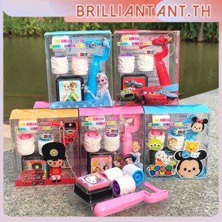 Roller Stamp พร้อมแสตมป์ 3 ดวง + แผ่นรองหมึก ชุดลูกกลิ้งแสตมป์เด็ก Kid Rubber Chop Reward Wheel น่ารัก ม้วนกลิ้งต่อเนื่อง bri