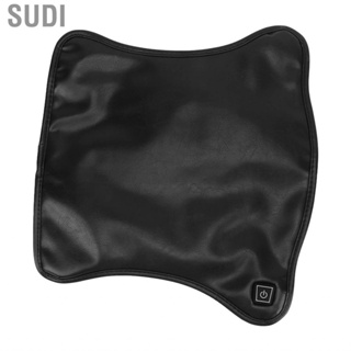 Sudi Motorcycle Heated Seat Cover PU Leather 3 Stage Adjustable Temperature Comfortable  Surface for 12V