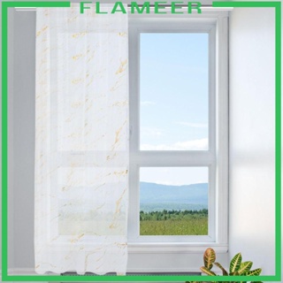 [Flameer] ผ้าม่านโปร่งใส 100x200 ซม. สีขาว สําหรับตกแต่งบ้าน ห้องครัว ห้องนอน กระจกบานเลื่อน