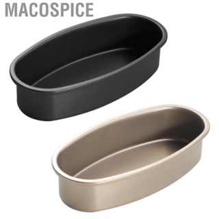 Macospice Oval Cheesecake Pan   Grade Material Easy Cleaning Shape Cheese Baking Tray for Cooking