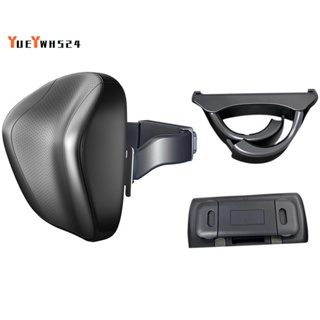 『yueywh524』หมอนรองคอหนัง Pvc ปรับได้ อเนกประสงค์ สําหรับ Tesla Model 3 Model Y