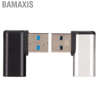 Bamaxis USB 3.0 To Type C Female Adapter Left Angle 90 Degree for Hard Drives