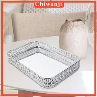 [Chiwanji] ถาดกระจกคริสตัล สําหรับตกแต่งบ้าน เพื่อน ภรรยา