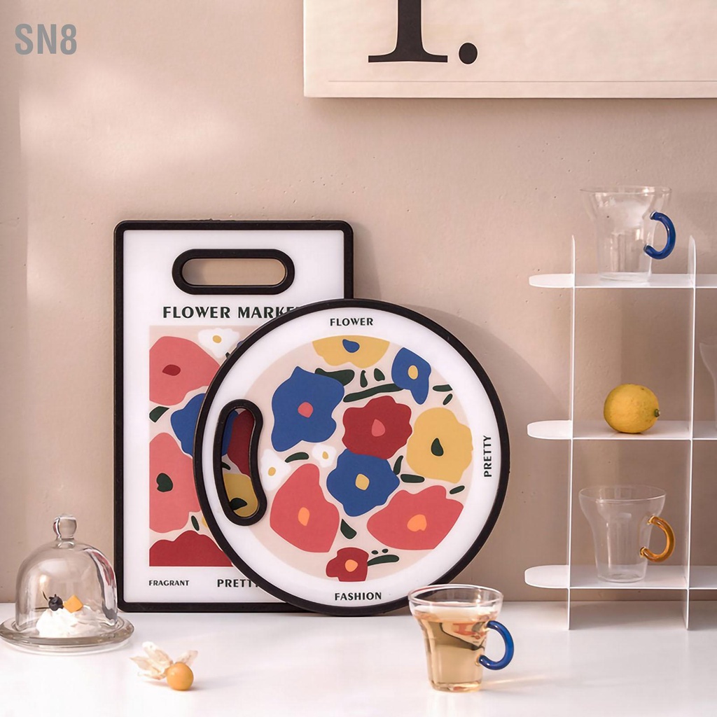 SN8 เขียงอะคริลิคมัลติฟังก์ชั่นทำความสะอาดง่ายเขียงสำหรับผลไม้เด็กอาหารเสริม Home Kitchen