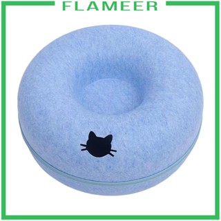 [Flameer] ที่นอนโดนัท มีซิป กันรอยขีดข่วน ซักล้างได้ สําหรับแมว