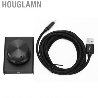 Houglamn USB Volume Control Knob Metal  Controller Audio Adjuster For Win 10