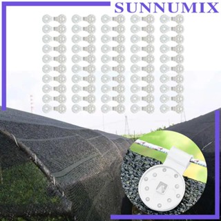 [Sunnimix] คลิปหนีบผ้าม่าน ใช้ซ้ําได้ สําหรับเรือนกระจก 50 ชิ้น