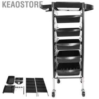 Keaostore Beauty Salon Cart Portable Multifunctional Storage Rolling