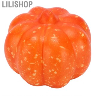 Lilishop Artificial Pumpkin Mini Plastic Orange Color Ornament For Party