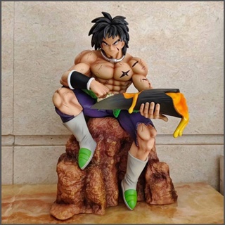 โมเดลฟิกเกอร์ Nana Dragon Ball Z Broli Black Hair Action Figure Eating ของเล่นสําหรับเด็ก ตกแต่งบ้าน เก็บสะสม ของขวัญ