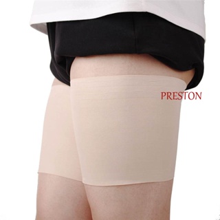 Preston สายรัดต้นขา 2 ชิ้น / ล็อต ซิลิโคน ป้องกันการเสียดสี สายรัดต้นขา ป้องกันการบาดเจ็บ ถุงเท้า ยืดหยุ่นสูง