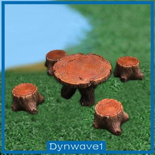 [Dynwave1] เฟอร์นิเจอร์ สําหรับตกแต่งบ้านตุ๊กตา 5 ชิ้น