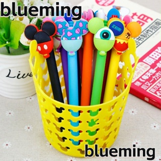 Blueming2 ปากกาหมึกสีดํา 0.5 มม. ลายการ์ตูนมิกกี้ สําหรับนักเรียน 2 ชิ้น