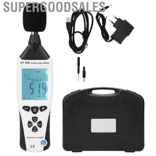 Supergoodsales ET-958 Noise Meter Digital  Level  With USB 30dB-130dB