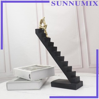 [Sunnimix] รูปปั้นบันไดปีนบันได รูปปั้นบันได สําหรับชั้นวางหนังสือ