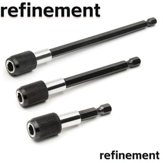 Refinement ดอกสว่านไขควงไฟฟ้า ก้านหกเหลี่ยม 1/4 นิ้ว ปลดเร็ว สะดวกสบาย