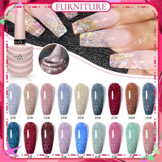 ♕ Annies Cat&amp;#39;s Eye ยาทาเล็บเจล Explosion Diamond Broken Glitter Shiny Disco Gel Clear Uv Led Phototherapy Shiny Nail Art For Nail Shop FURNITURE