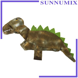 [Sunnimix] เครื่องแต่งกายคอสเพลย์ รูปไดโนเสาร์น่ารัก สําหรับสัตว์เลี้ยง สุนัข ลูกแมว ฮาโลวีน คริสต์มาส