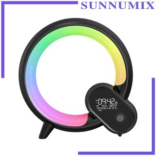 [Sunnimix] โคมไฟกลางคืน LED RGB ชาร์จ USB สําหรับตกแต่งหอพัก ข้างเตียง ห้องรับประทานอาหาร ปาร์ตี้