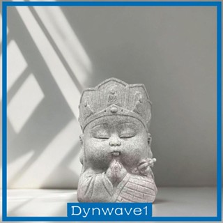 [Dynwave1] รูปปั้นพระพุทธรูปหินทราย แกะสลักด้วยมือ สําหรับตกแต่งบ้าน ในร่ม กลางแจ้ง