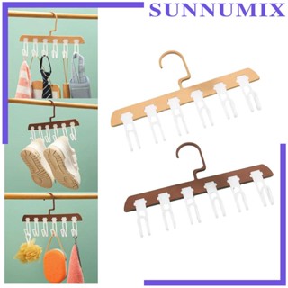 [Sunnimix] ตะขอแขวนผ้าขนหนู 6 ตะขอ สําหรับแขวนชุดชั้นใน ผ้าขนหนู ร่ม และอื่น ๆ