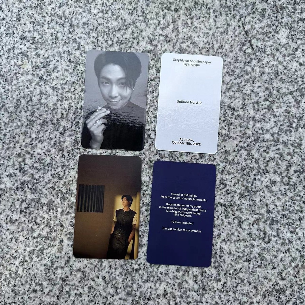 2-3 ชิ้น/เซ็ต RM BT-S Solo INDIGO RM M2U Photocards Lomo การ์ด Kpop โปสการ์ด SX